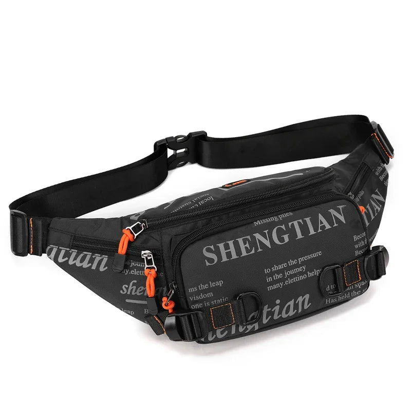 Waterproof Nylon Waist Pack – Men's Running Belt Bag