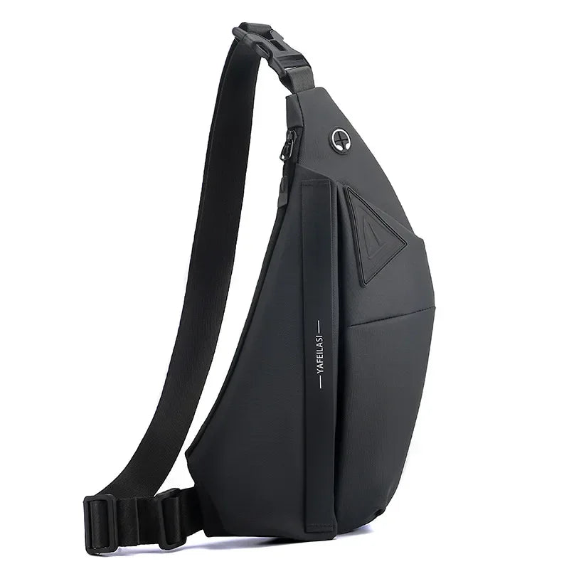 Anti-Theft Sling Bag for Men – Waterproof Crossbody Chest Pack