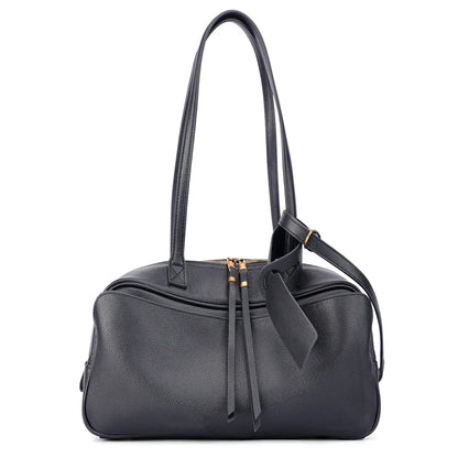 Genuine Leather Tote Bag – Large Capacity Cowhide Shoulder Bag for Women