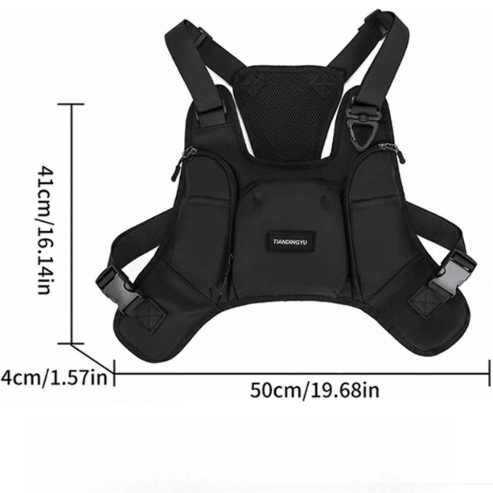 Tactical Chest Bag for Men – Streetwear Vest Pack with Large Capacity