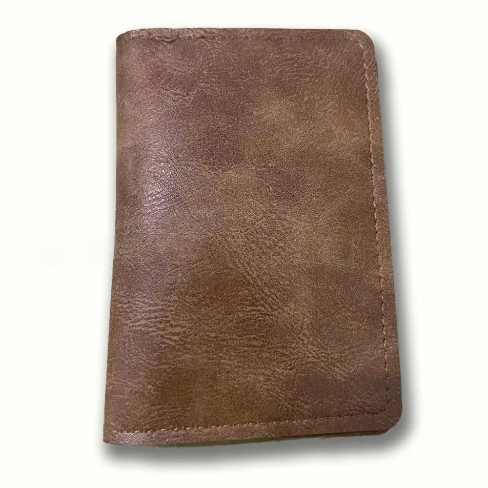 RFID Blocking Slim Leather Wallet for Men – Minimalist Front Pocket Card Holder
