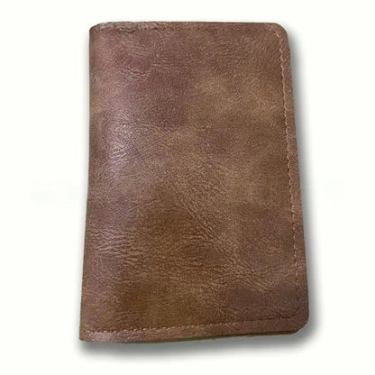 RFID Blocking Slim Leather Wallet for Men – Minimalist Front Pocket Card Holder