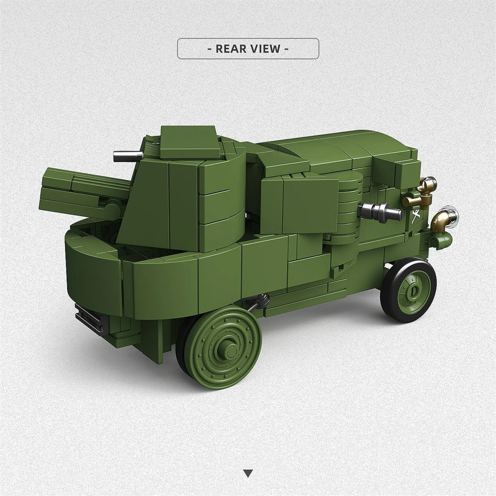Garford-Putilov WWI Armored Car Building Blocks Set