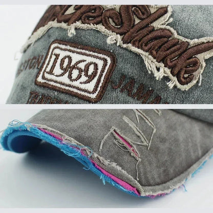 Vintage 1969 Embroidered Baseball Cap – Washed Cotton