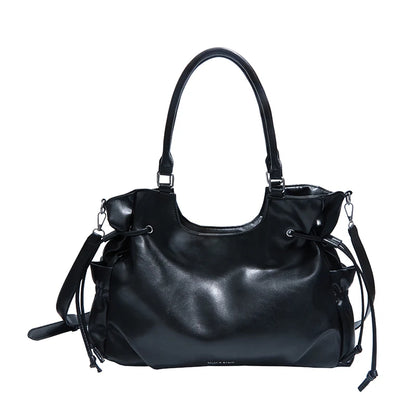 Oil-Wax Leather Tote Bag – Large Capacity Laptop Handbag