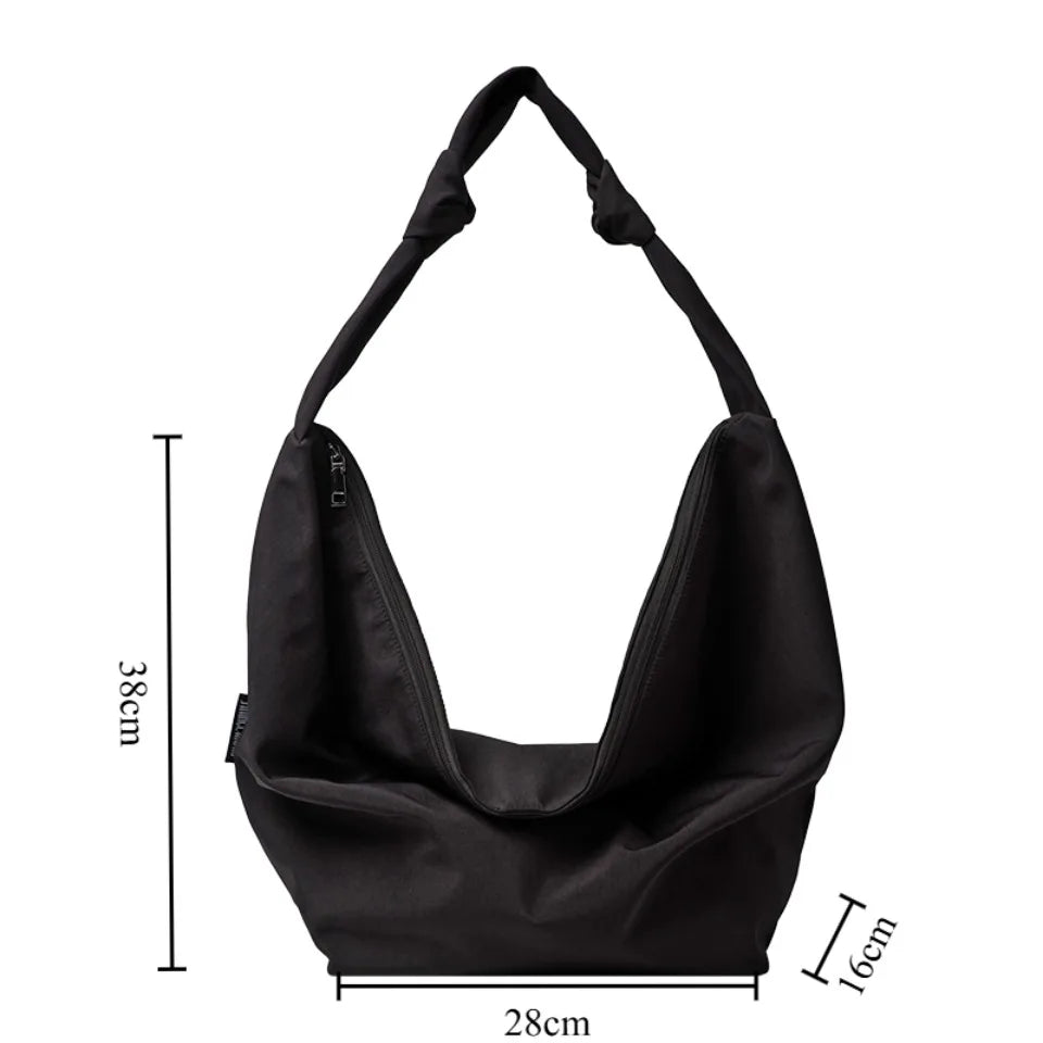 Large Capacity Nylon Hobo Shoulder Bag – Waterproof Crossbody