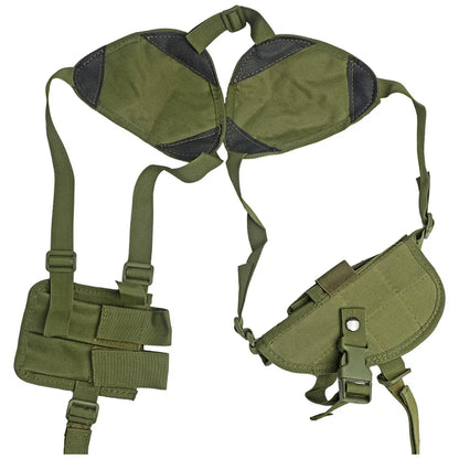 Tactical Shoulder Holster with Magazine Pouch – Nylon Pistol Rig