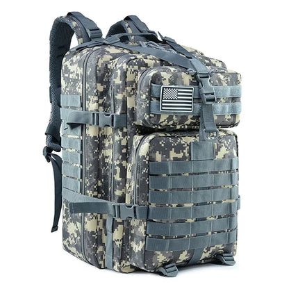 50L Tactical Backpack – MOLLE Bag for Hunting, Trekking & Travel