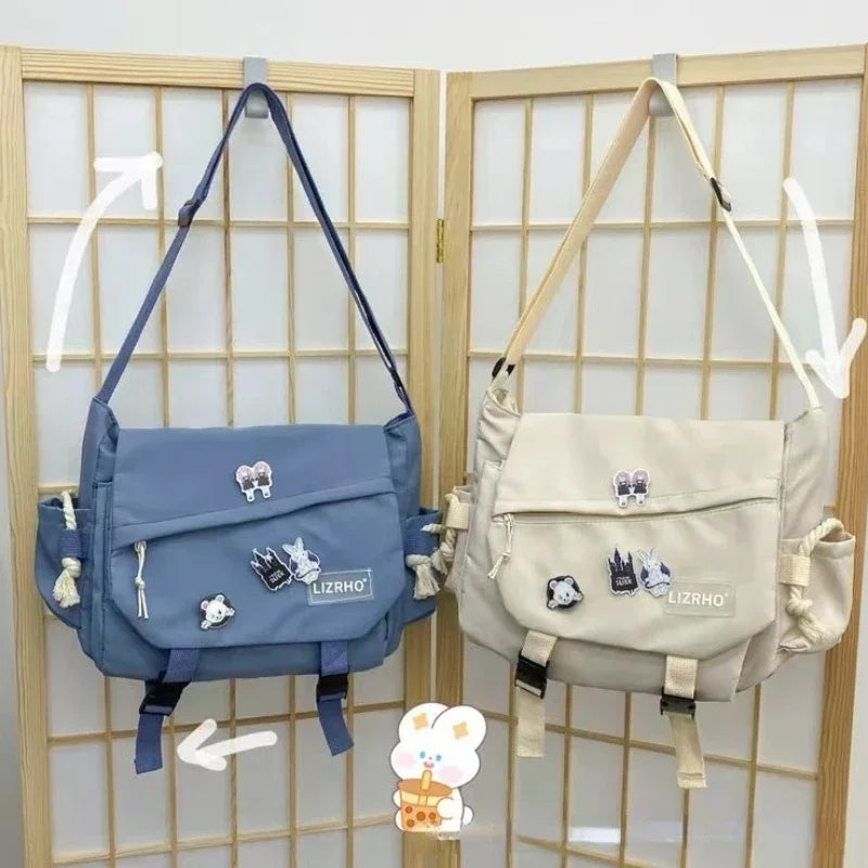 Korean Style Crossbody Messenger Bag for Students