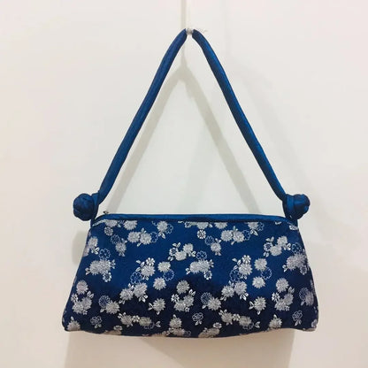 Embroidered Silk Handbag – Chinese Style Women's Tote