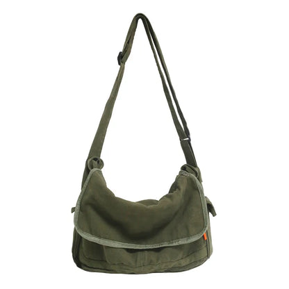 Canvas Messenger Bag – Large Capacity Women's Shoulder Bag