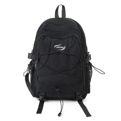 Color Contrast Women's Backpack Large Capacity Laptop Bag