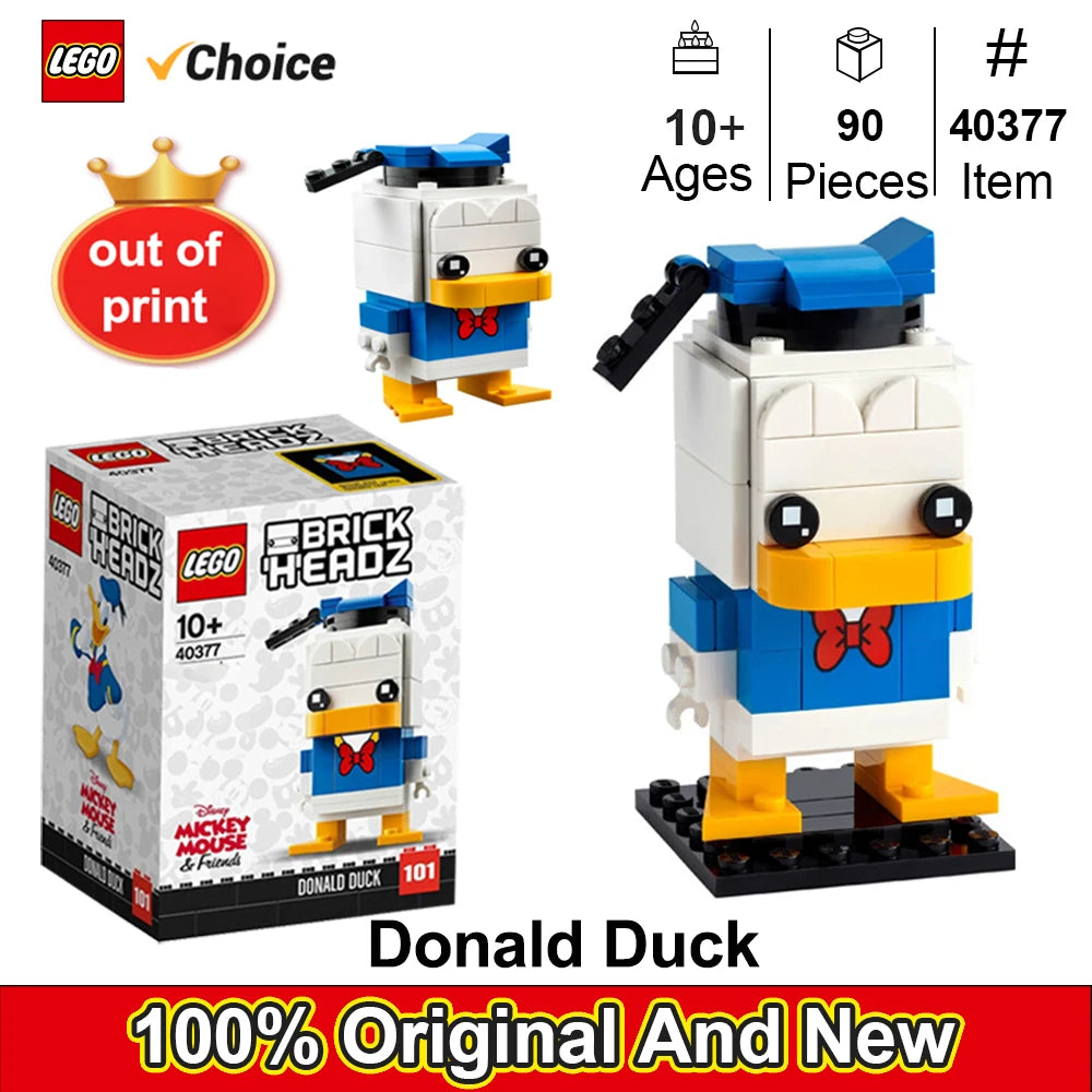 LEGO BrickHeadz 40377 Donald Duck Disney Figure Set