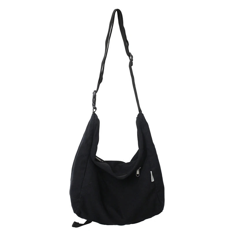 Canvas Crossbody Tote Bag for Women – Large Capacity Shoulder Bag