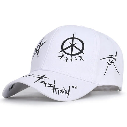 Graffiti Print Baseball Cap – Hip Hop Snapback Hat Unisex