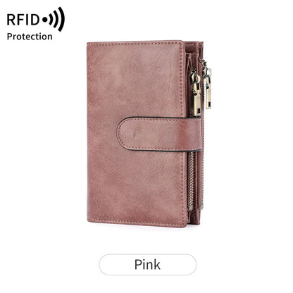 RFID Blocking Women's Wallet – Large Capacity Card Holder