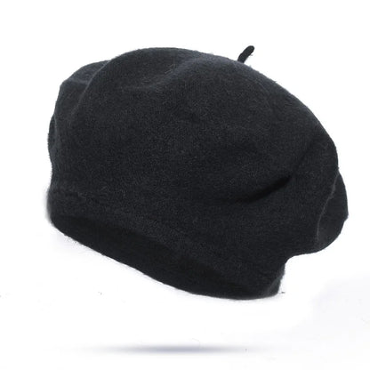 Wool Beret Hat – French Painter Style for Women & Girls