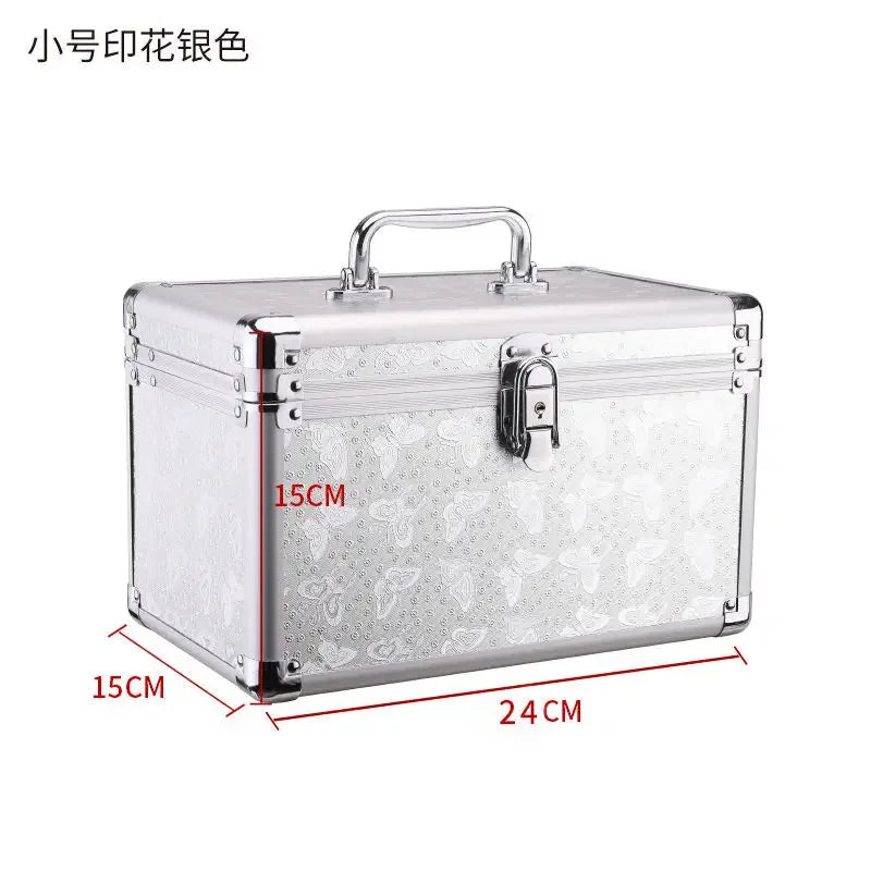 Professional Multilayer Makeup Case with Lock