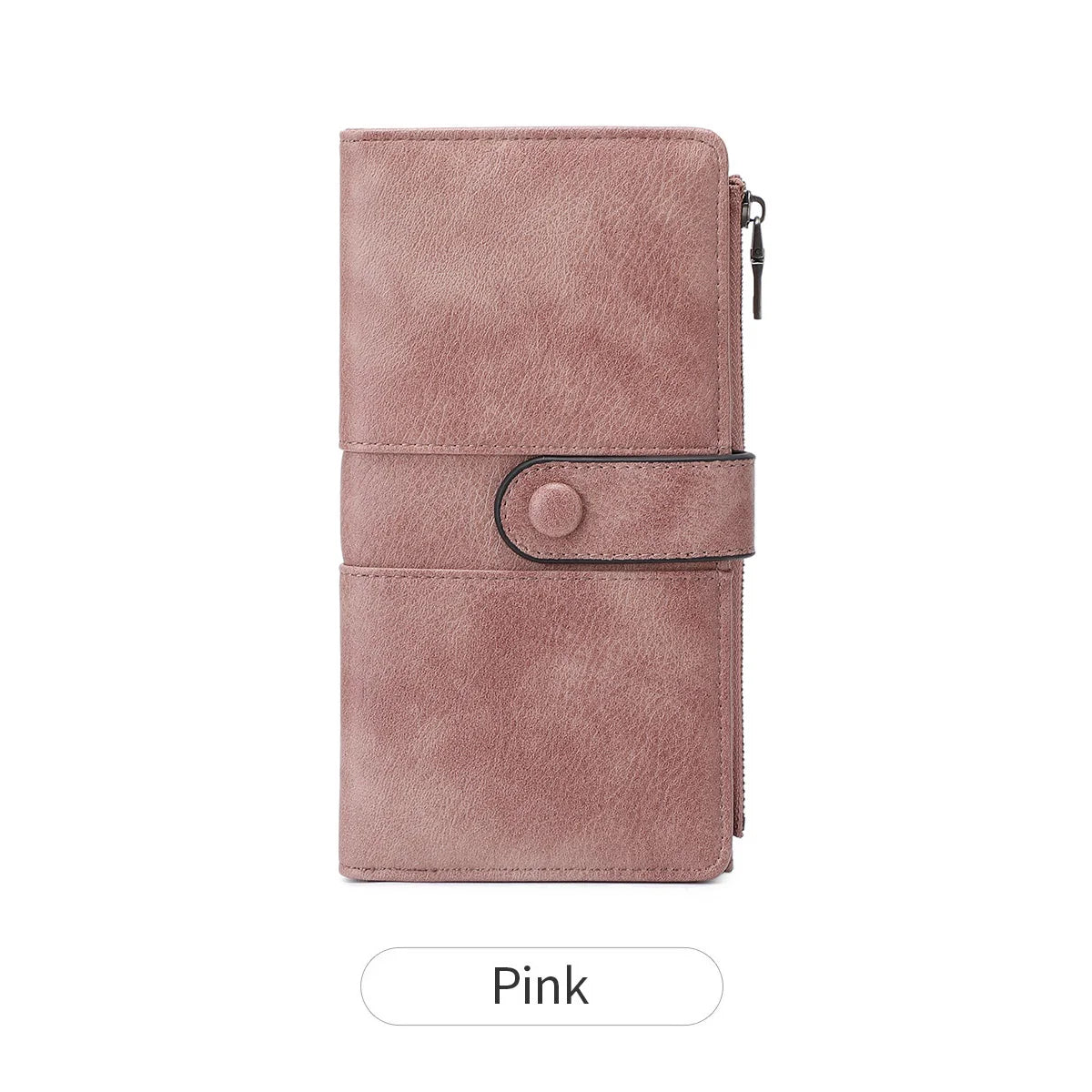 RFID Blocking Long Bifold Wallet for Women
