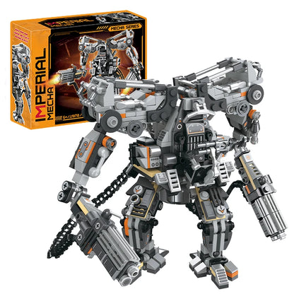 Sci-Fi Robot Mecha MOC Building Set – Action Bricks Toy