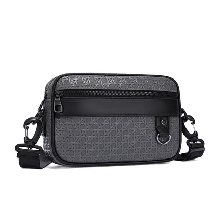Men's PU Leather Crossbody Bag – Business Shoulder Bag for Work & Travel