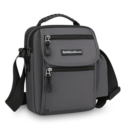 Men's Crossbody Shoulder Bag with Bottle Pocket