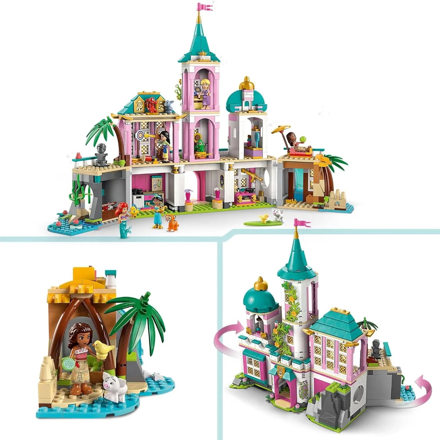 LEGO 43267 Disney Princess Castle & Royal Pets – 787 Pieces