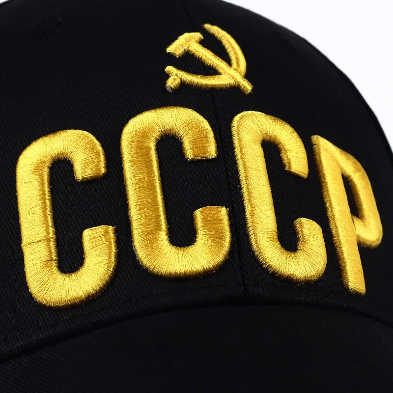 CCCP USSR Baseball Cap – Russian Emblem Embroidery Snapback