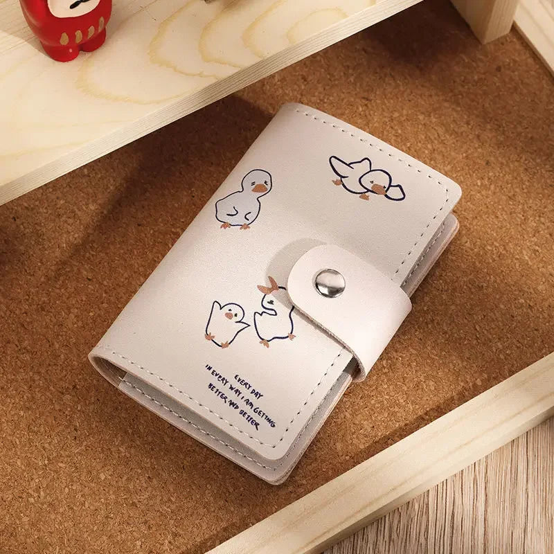 Cute Cartoon Card Holder Wallet – Anti-Theft ID & Credit Card Case