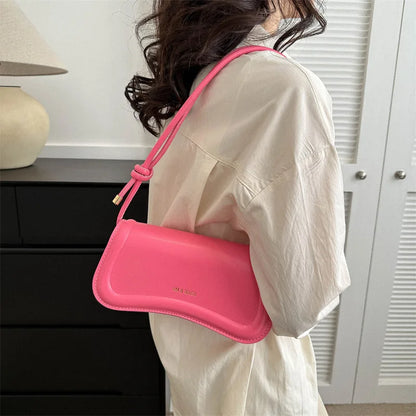 Mini PU Leather Underarm Bag – Women's Crossbody Handbag