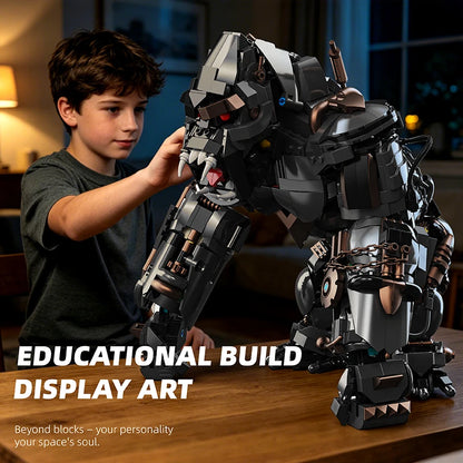 Mecha Gorilla Building Blocks Set – Giant Robotic Ape MOC Kit