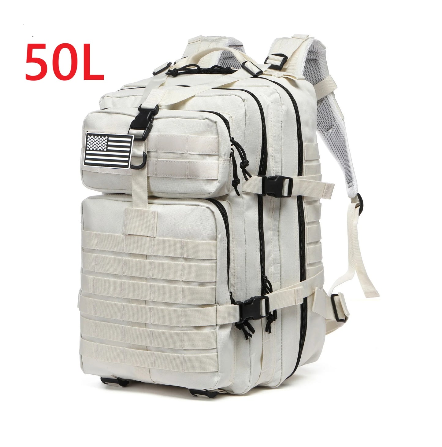 50L Tactical Backpack – Waterproof 1000D Nylon Hunting & Hiking Rucksack