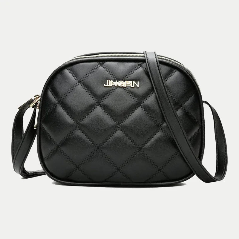 Quilted Crossbody Bag for Women – PU Leather Shoulder Purse