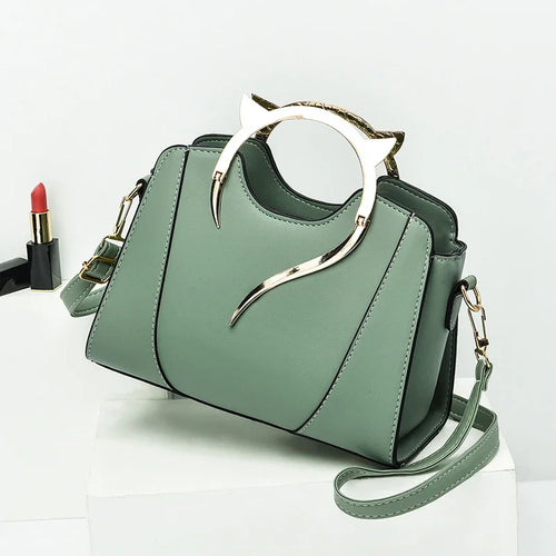 Cat Ear Handle Women's Crossbody Handbag
