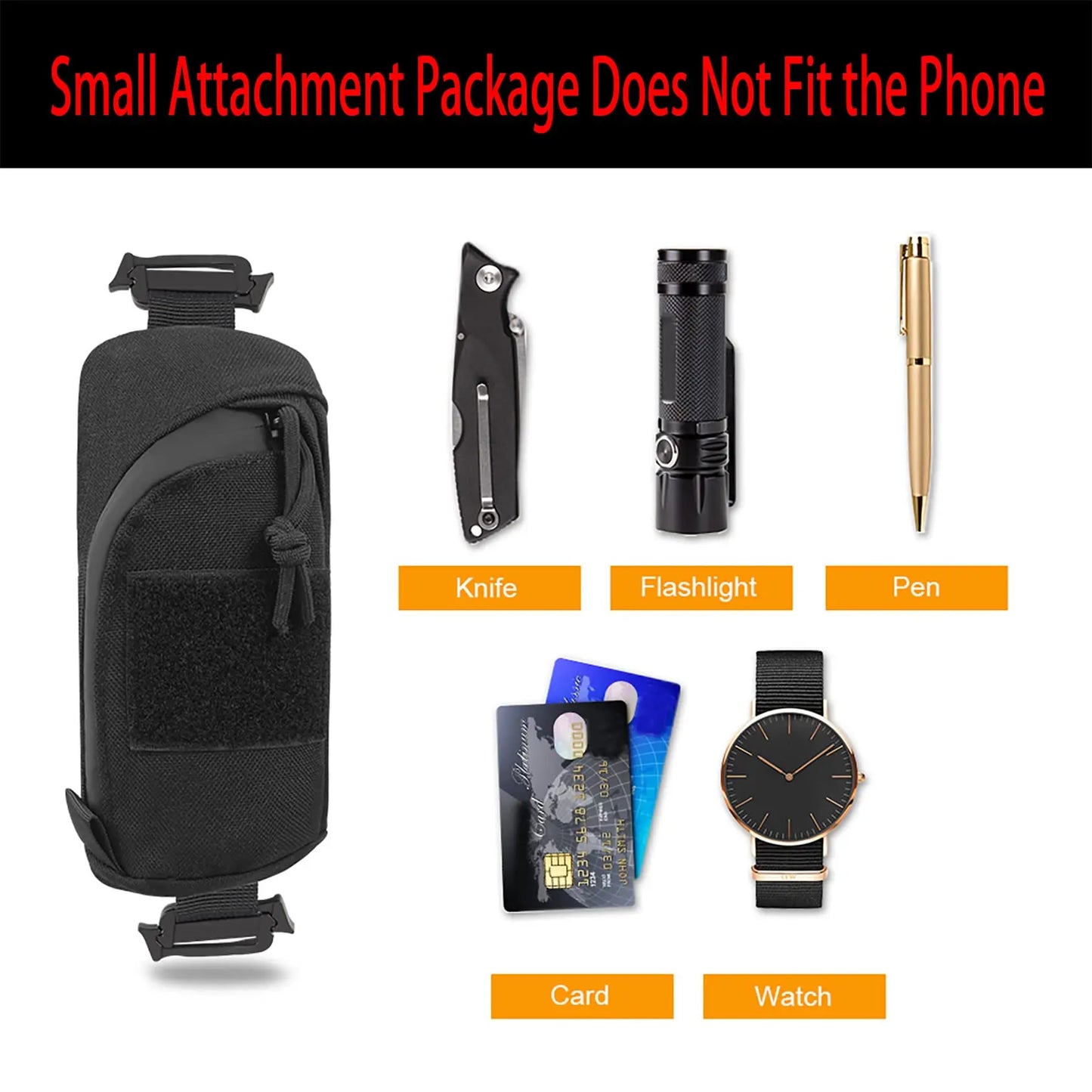 Tactical MOLLE EDC Pouch – Compact Military Utility Tool Bag