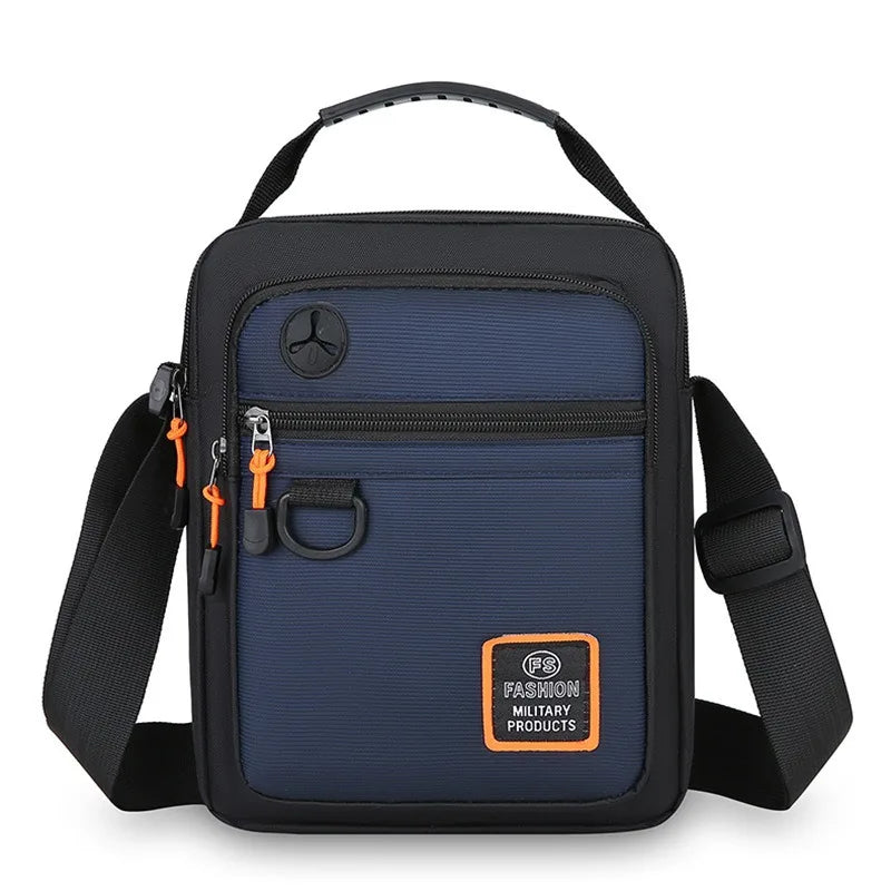 Men's Nylon Crossbody Shoulder Bag – Compact Messenger Bag