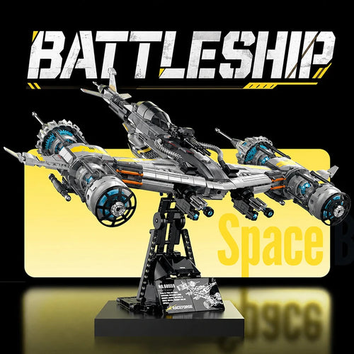 Star Fighter Spaceship Building Blocks Set – 1127pcs Sci-Fi MOC Display Model