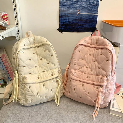 Kids School Backpack with Bow Print – Lightweight for Girls
