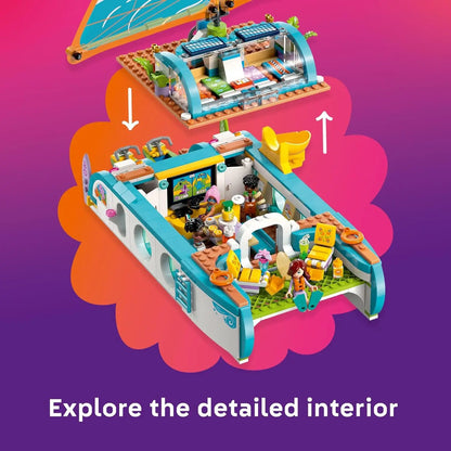 LEGO Friends 42664 Travel Boat Adventure Building Set – 685 Pieces