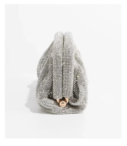 Crystal Evening Clutch Bag – Women's Diamond Party Purse