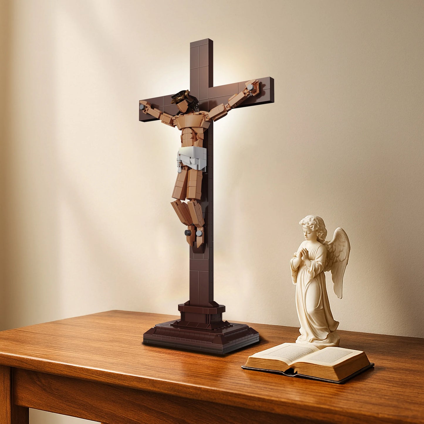 Crucifixion of Jesus Building Blocks Set – 585-Piece Cross MOC Model