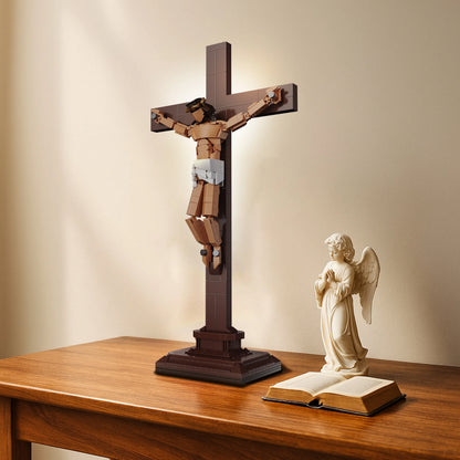 Crucifixion of Jesus Building Blocks Set – 585-Piece Cross MOC Model