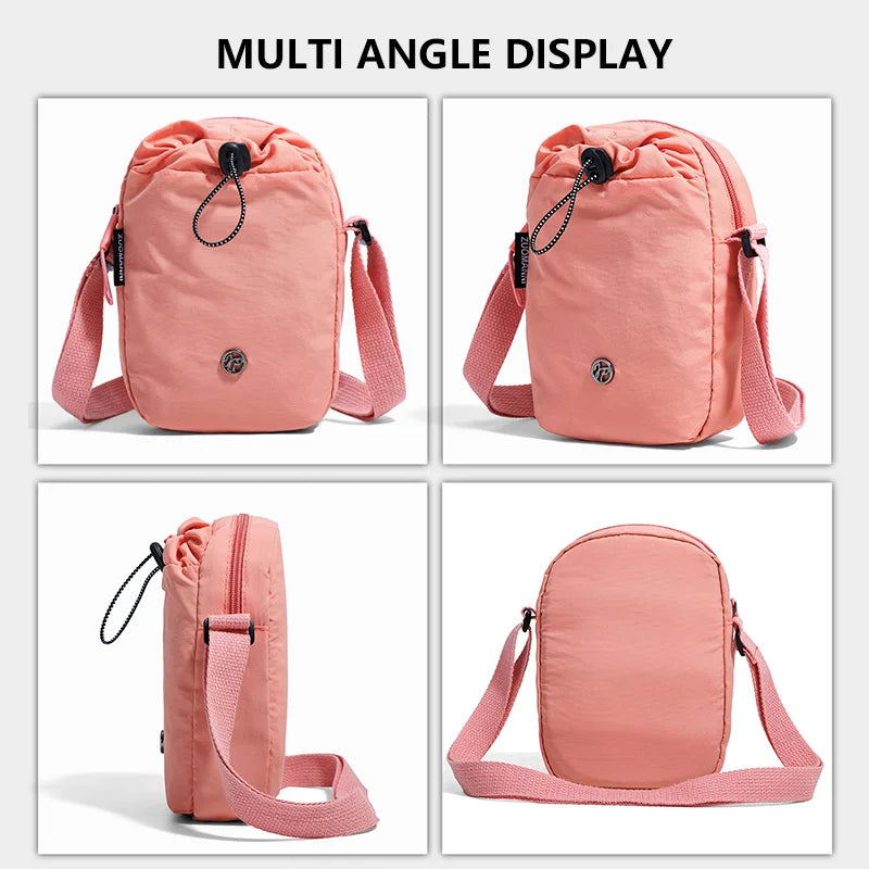 Nylon Crossbody Shoulder Bag Unisex Casual Sports Mini Bag