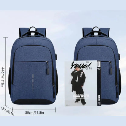 Waterproof Laptop Backpack with USB Charging Port