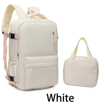 Travel Backpack 2-Piece Set – 180° Full Open with Toiletry Bag
