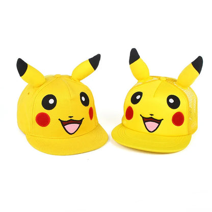 Pokemon Pikachu Baseball Cap Anime Cosplay Hat for Kids & Adults