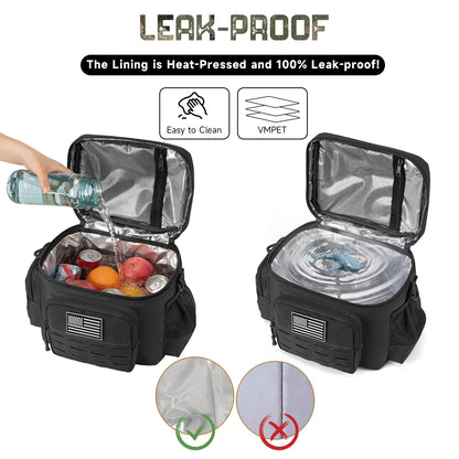 Tactical Insulated Lunch Box Bag for Men