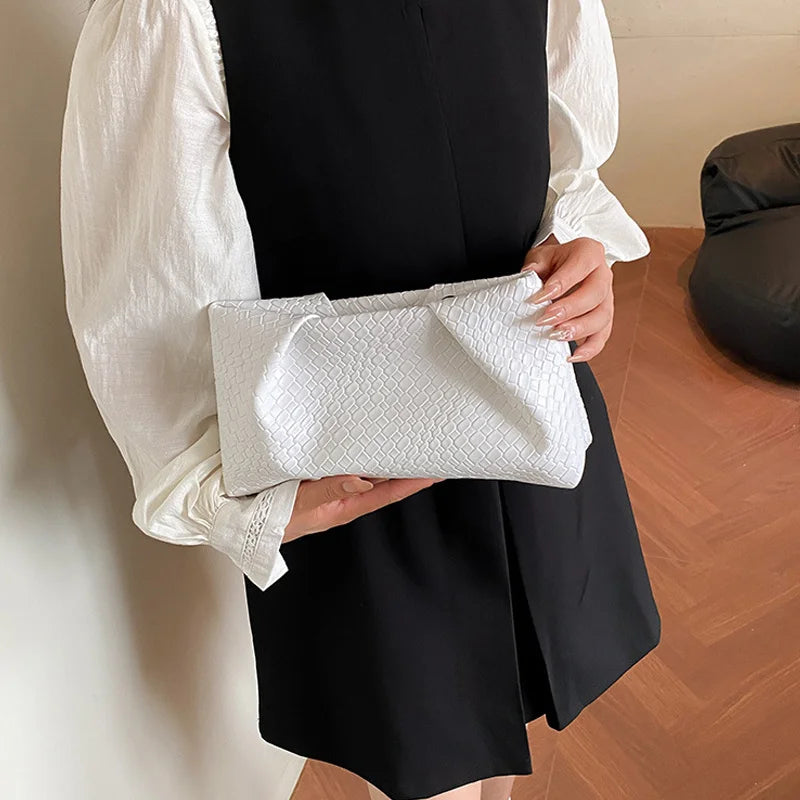Embossed Clutch Bag for Women – Large Capacity Evening Purse