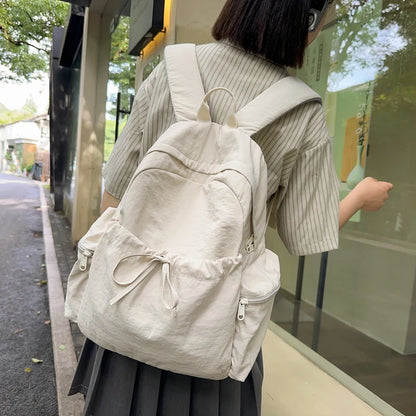 Women's Nylon Backpack – Cute Casual School & Travel Bag
