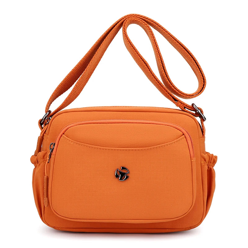 Women's Waterproof Nylon Crossbody Bag – Lightweight Small Square